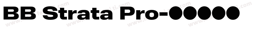 BB Strata Pro字体转换